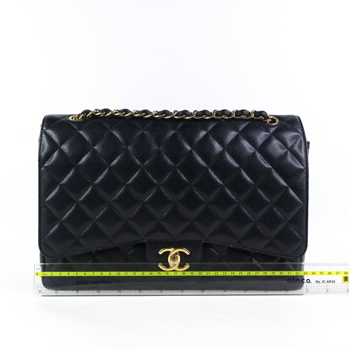 Chanel Classic Maxi Black Caviar GHW