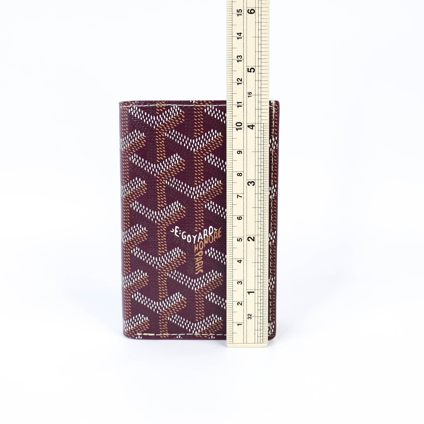 Goyard Saint Pierre Card Wallet Bordeaux