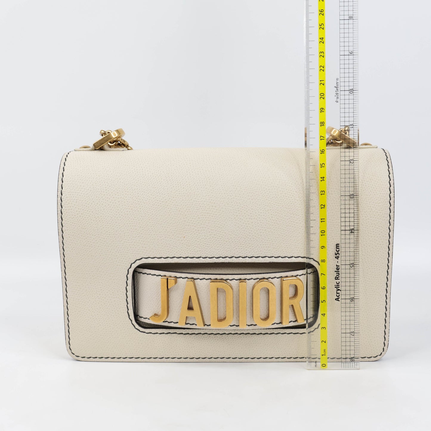 Christian Dior (R)Evolution Medium Flap Bag White