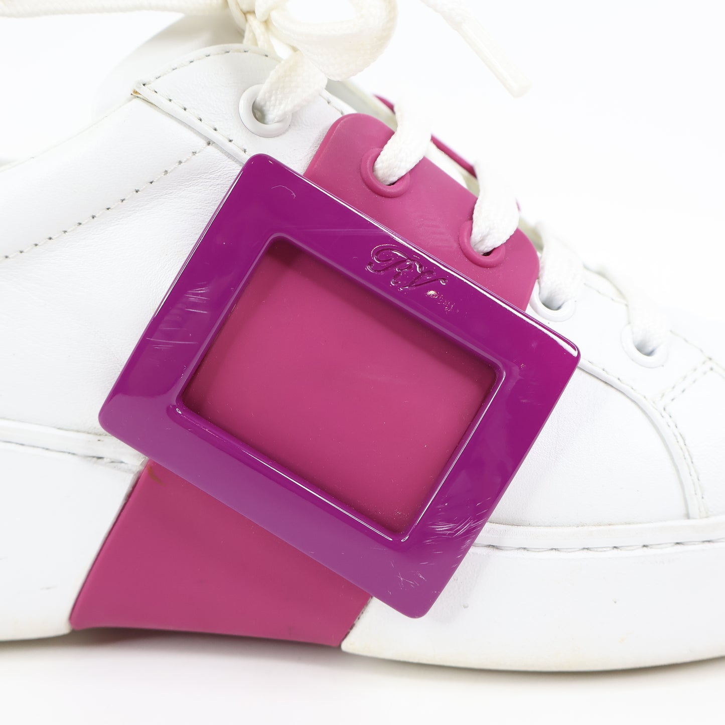 Roger Vivier Sneakers White/Pink 36.5