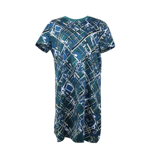 Hermes Cotton Dress Tartan Et Chinese Milano Green