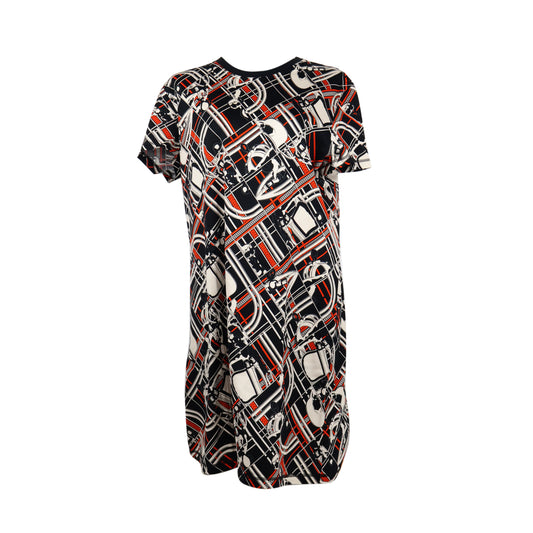 Hermes Cotton Dress Tartan Et Chinese Milano Black Red