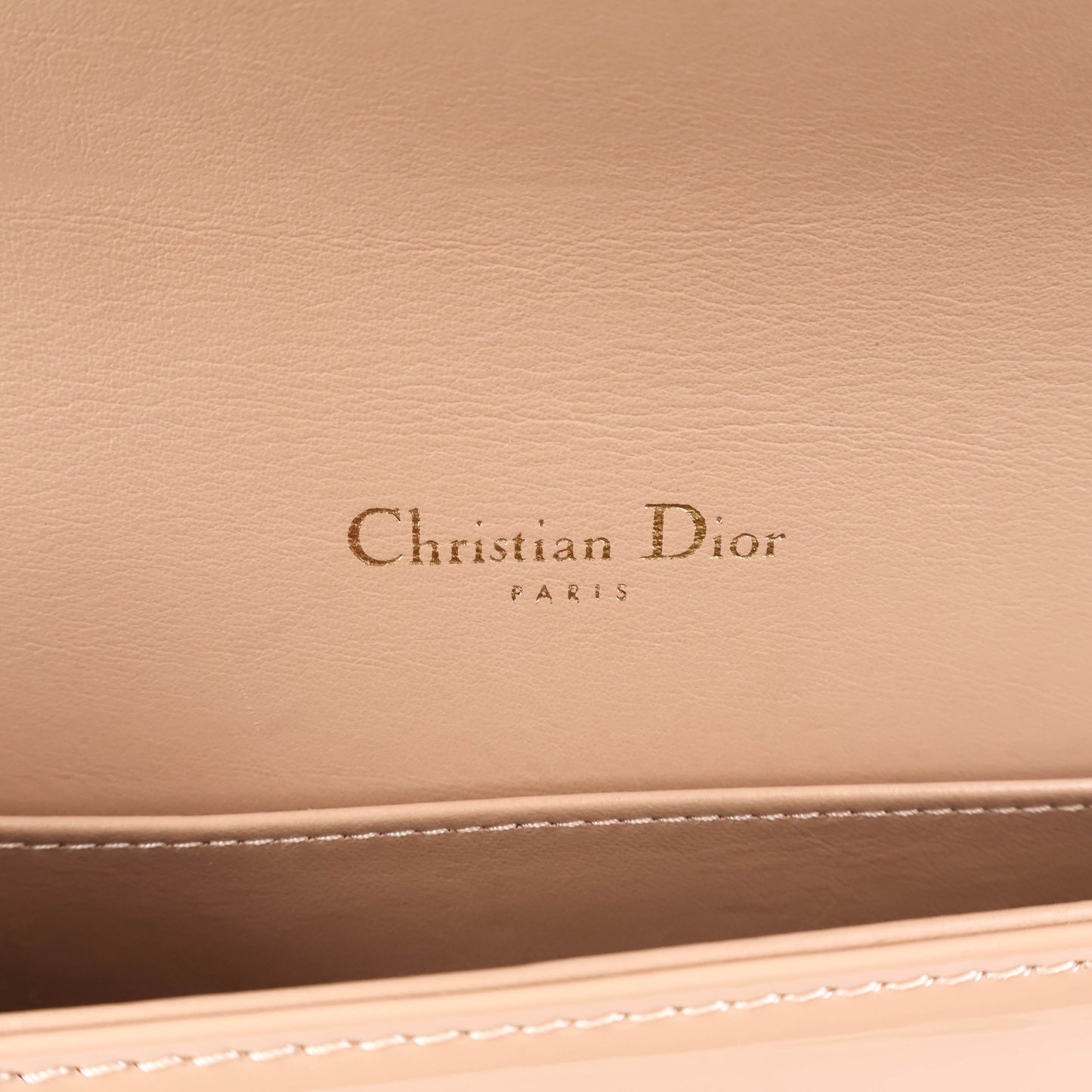 Christian Dior WOC Canage Beige Patent