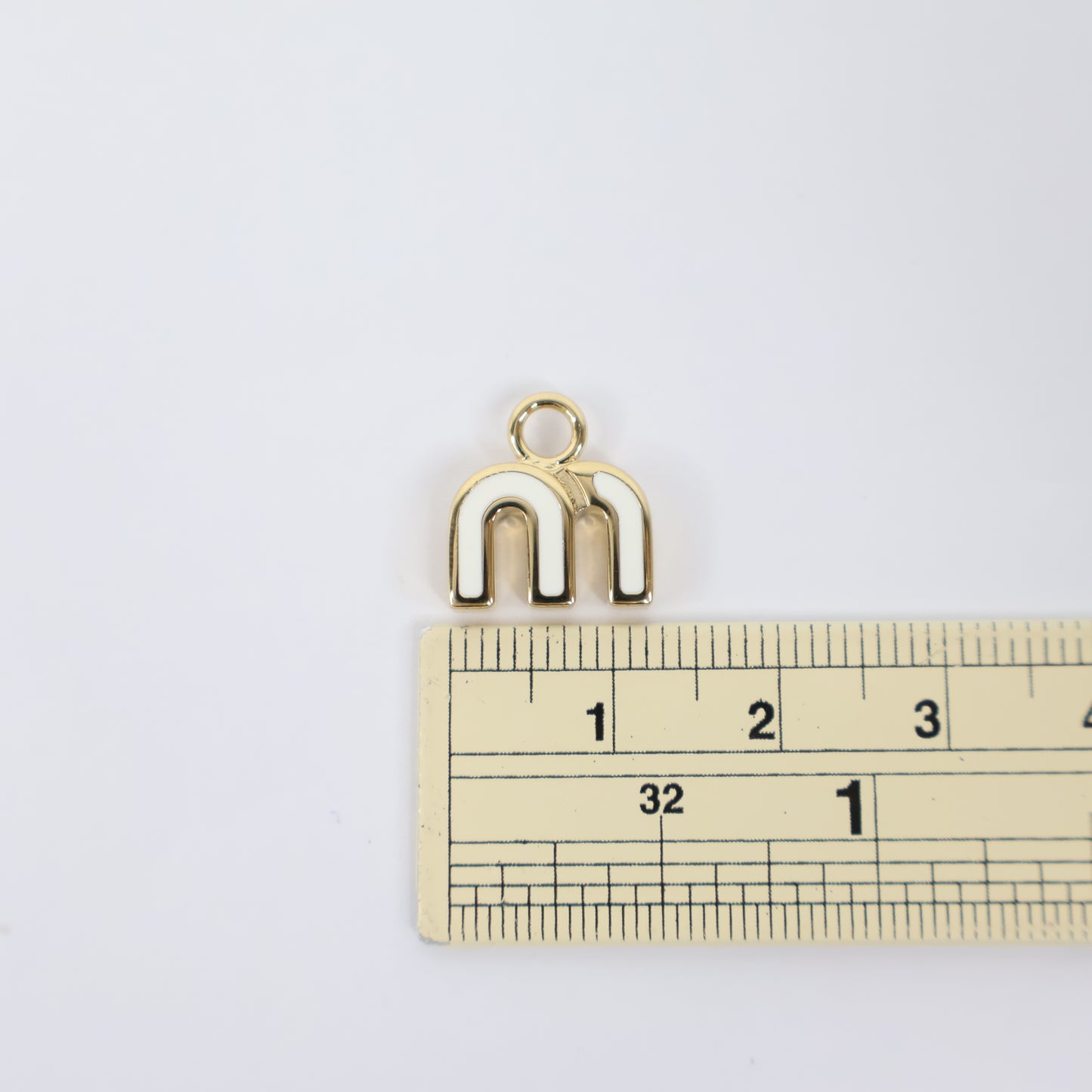 Miu Miu Earrings Set 3 Gold White