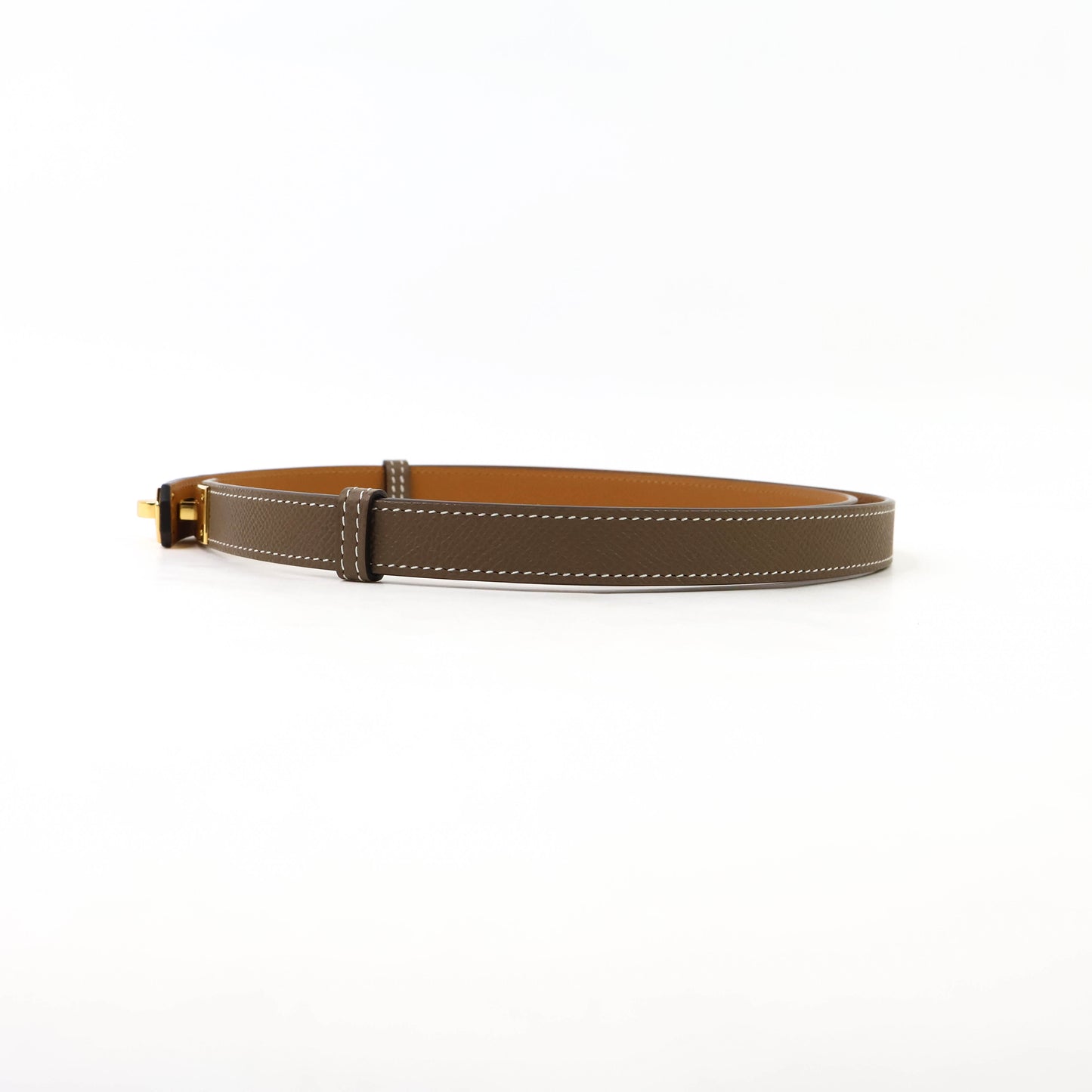 Hermes Kelly Belt 18 Etoupe Epsom