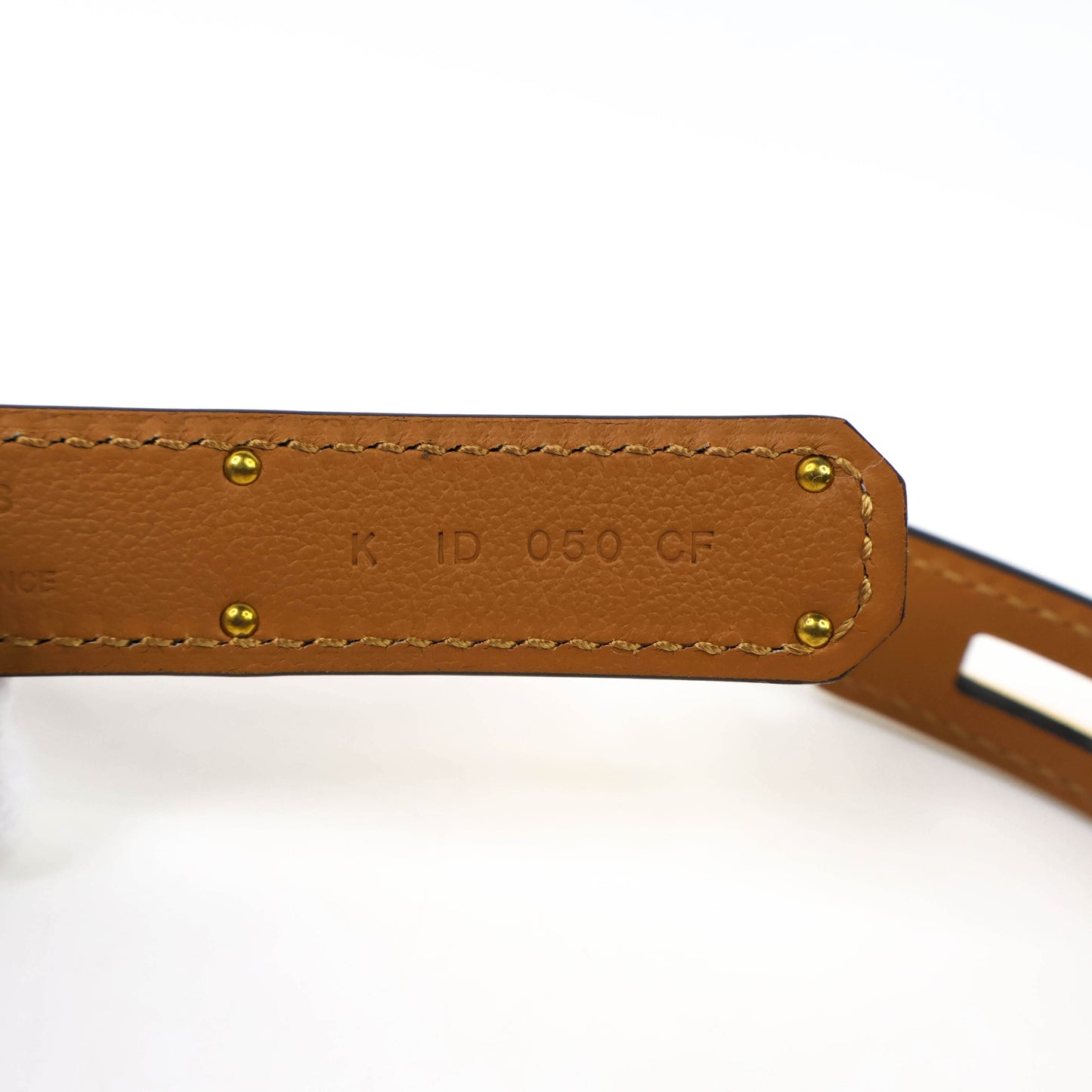 Hermes Kelly Belt 18 Etoupe Epsom