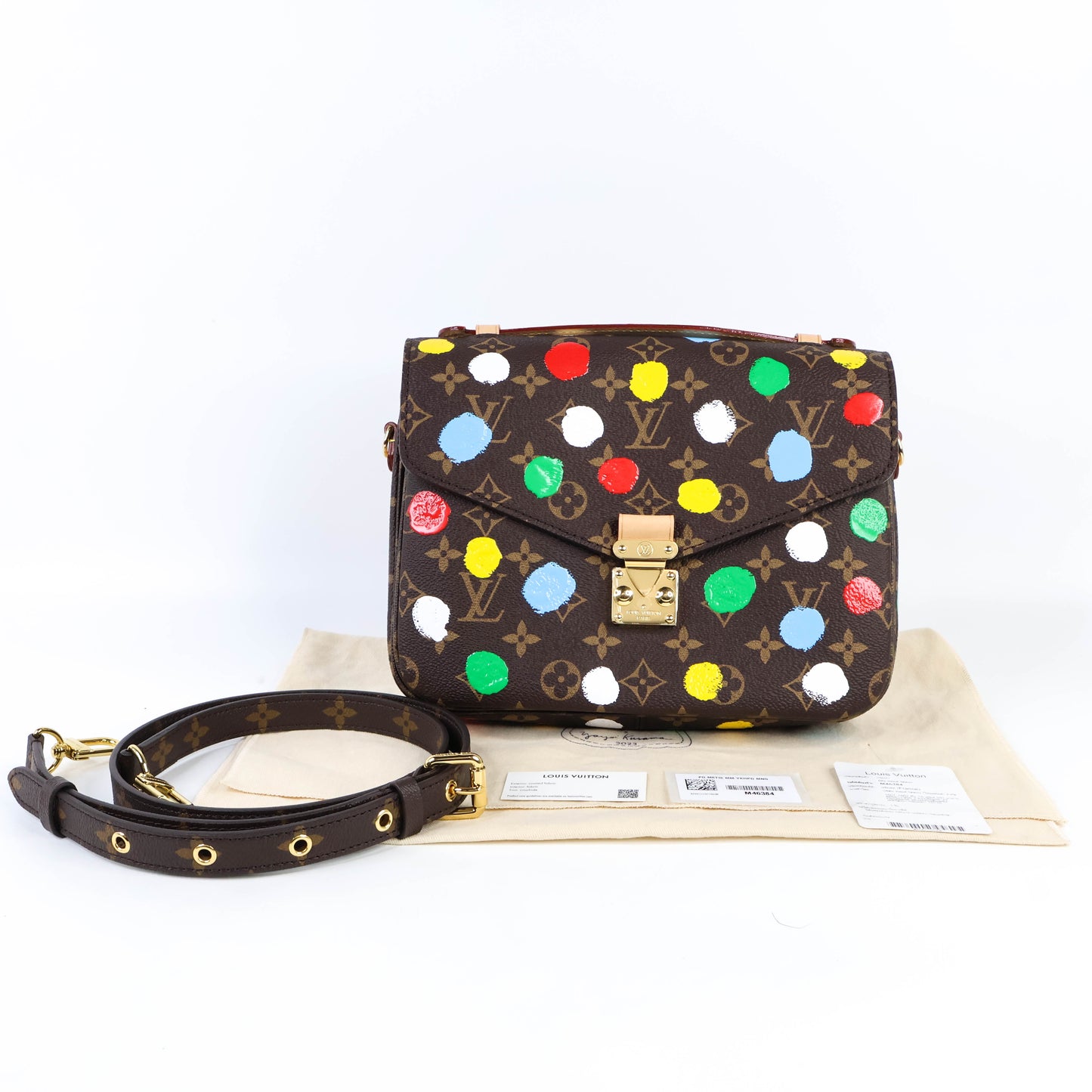 LV x Yayoi Kusama Monogram Pochette Metis
