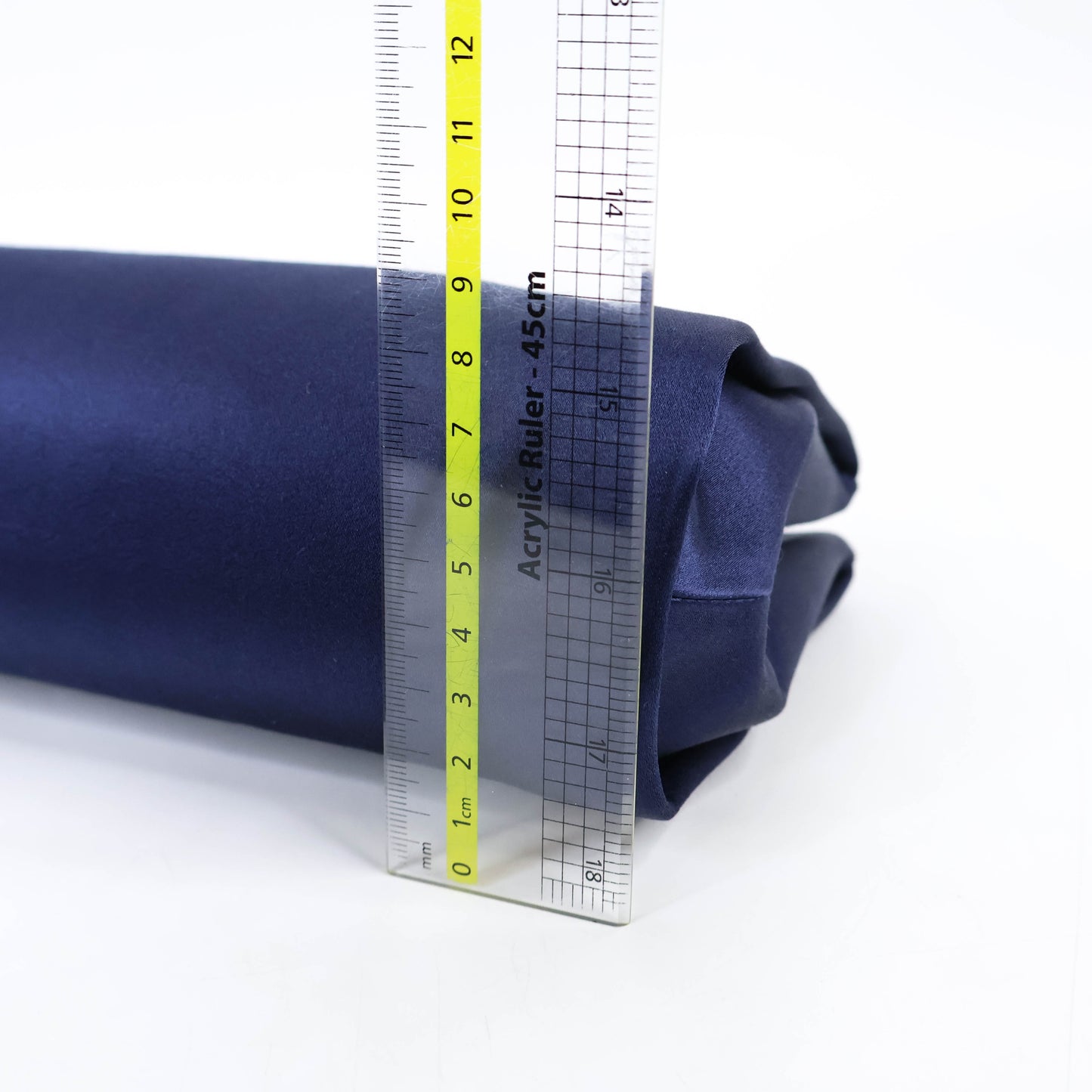 Roger Vivier Clutch Flower Crystal Satin Navy