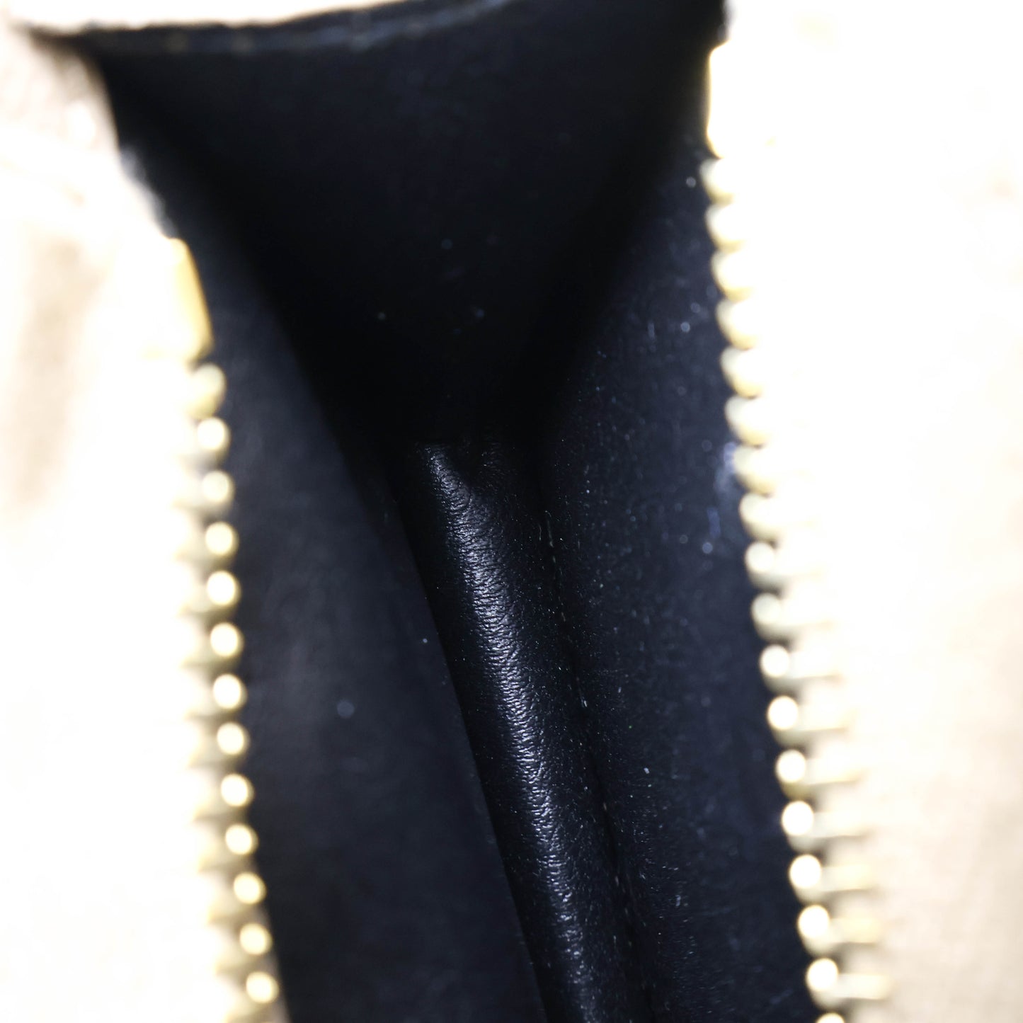 Saint Laurent Small Envelope Grain Dark Beige