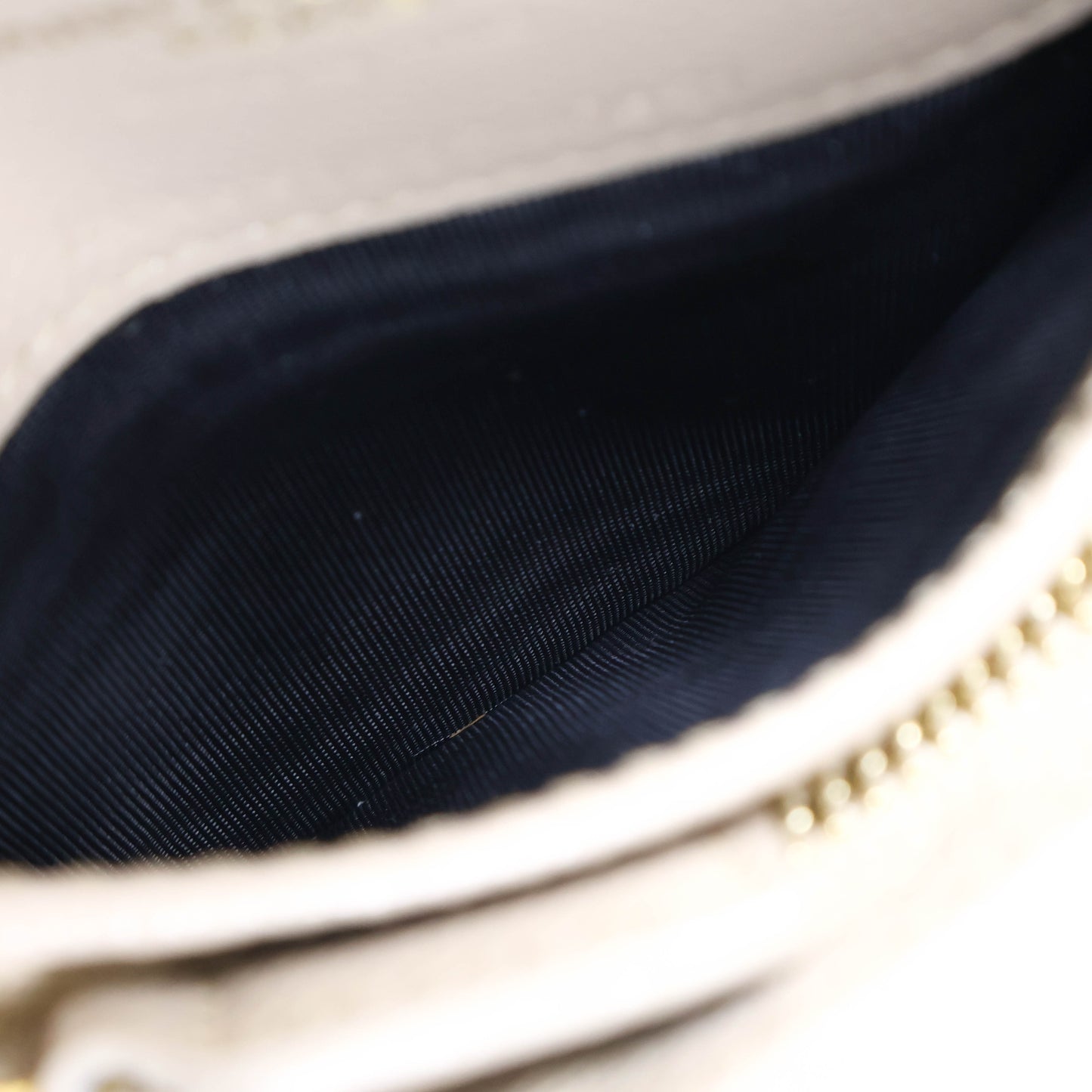 Saint Laurent Small Envelope Grain Dark Beige