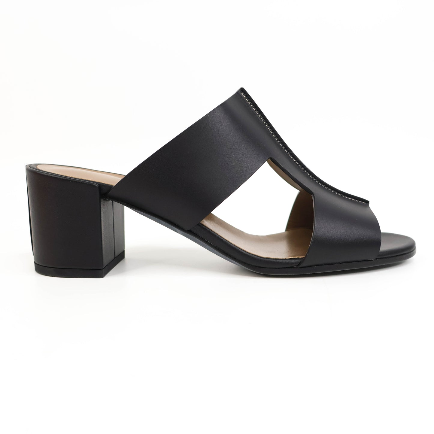 Hermes Ostia Sandals Black Calfskin 38.5