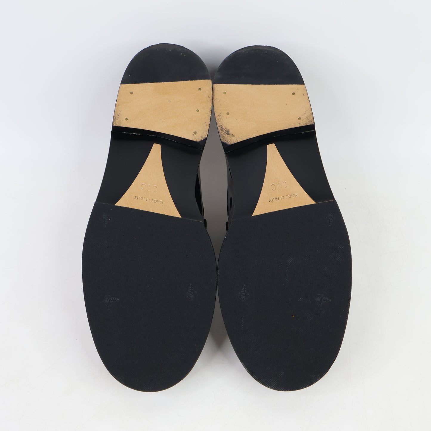 Chanel Loafer Black Patent 36