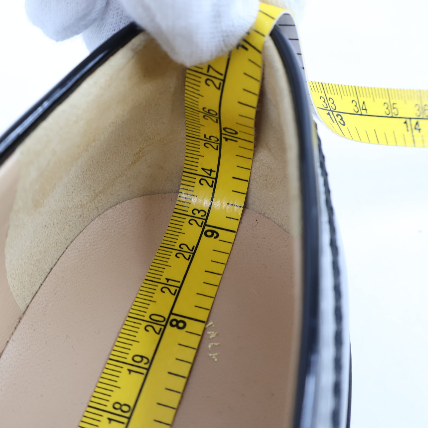 Chanel Loafer Black Patent 36