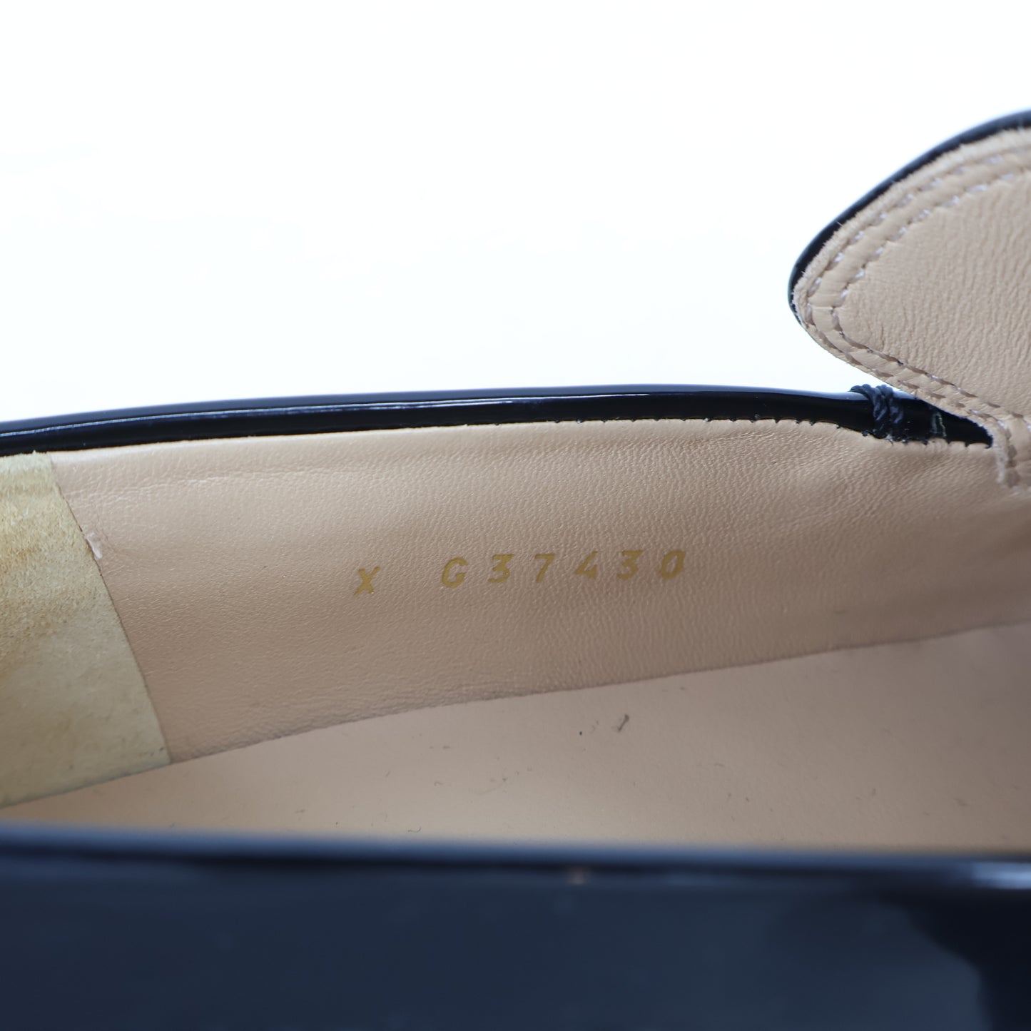 Chanel Loafer Black Patent 36