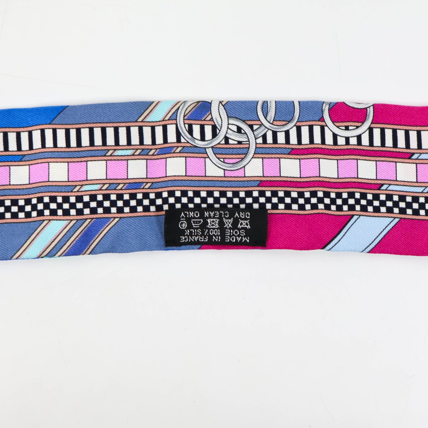 Hermes Twilly Single Blue/Purple Rodeo