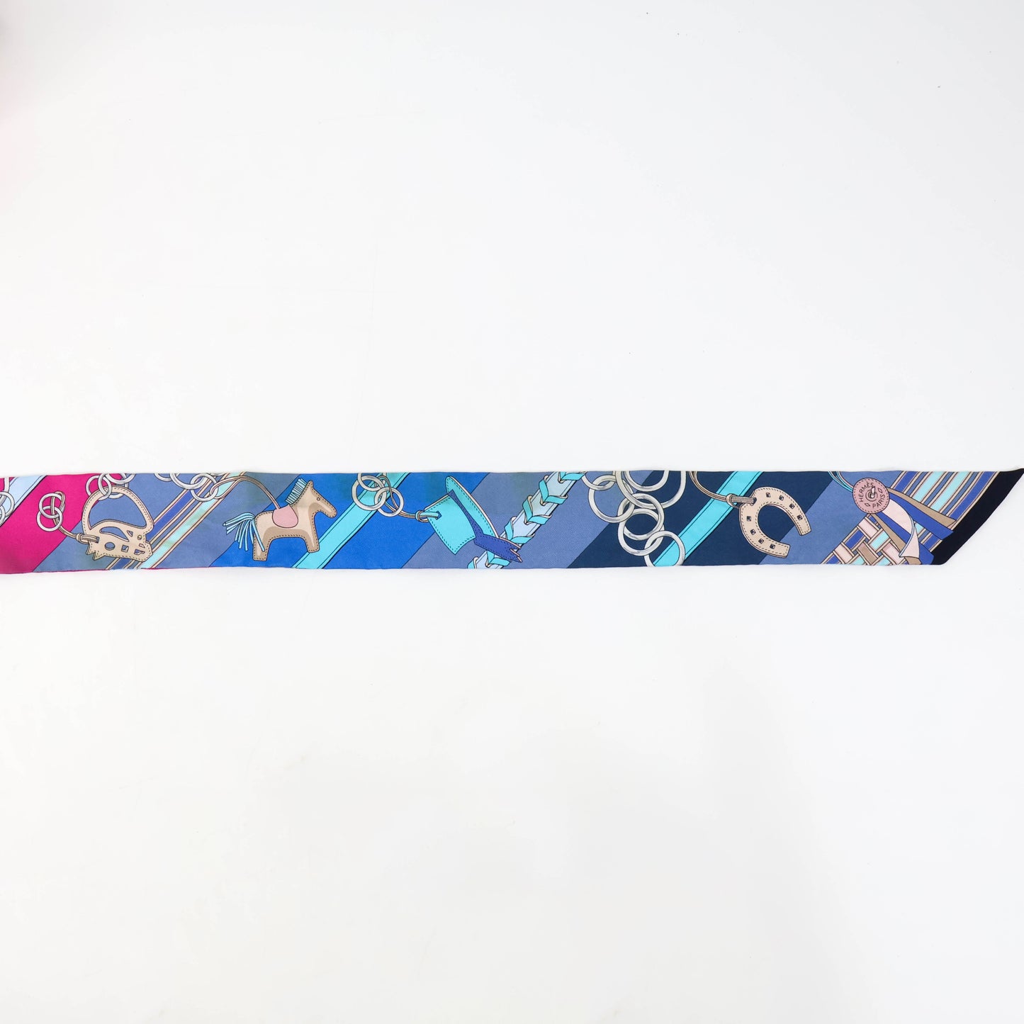 Hermes Twilly Single Blue/Purple Rodeo