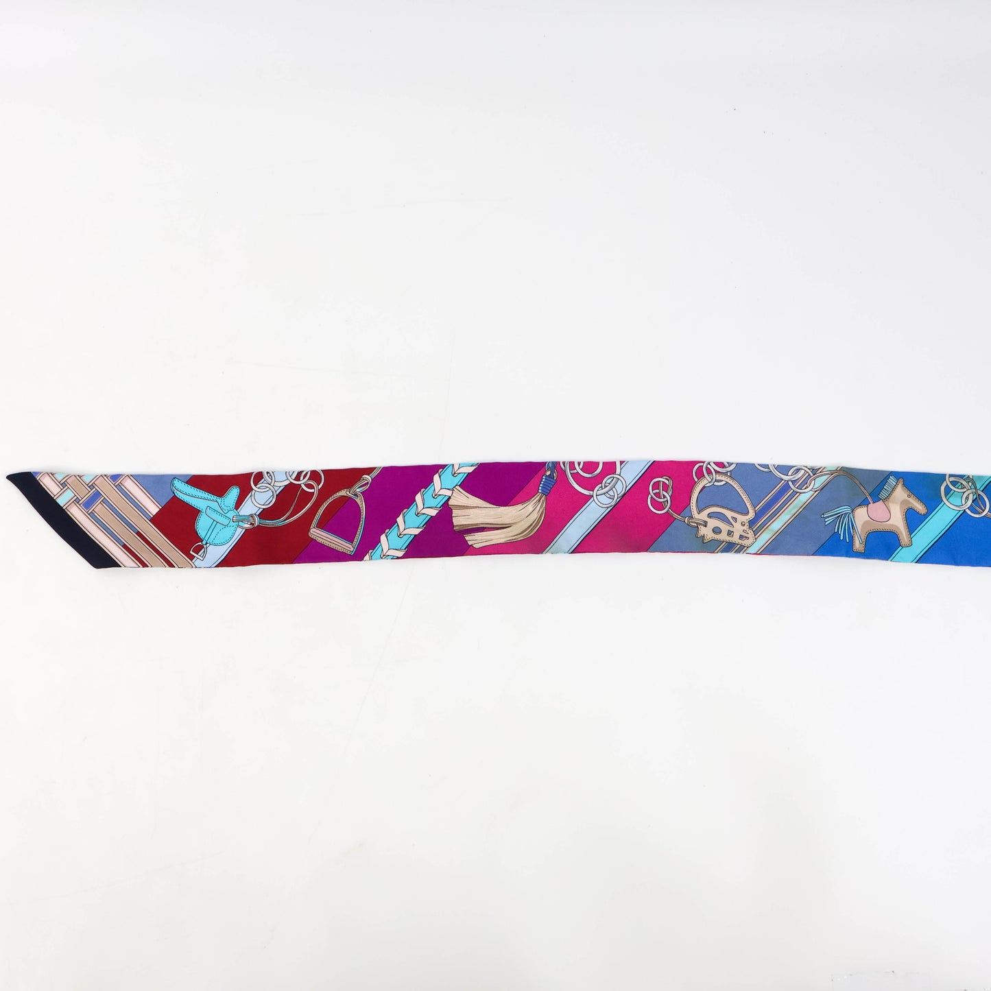 Hermes Twilly Single Blue/Purple Rodeo