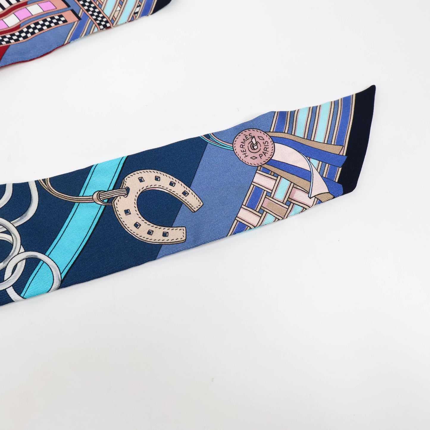 Hermes Twilly Single Blue/Purple Rodeo