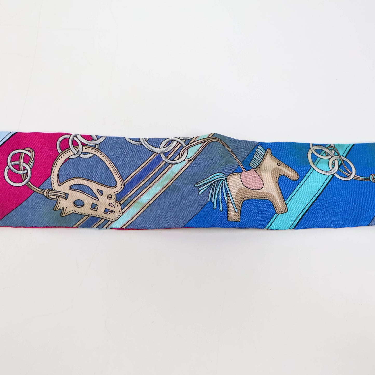 Hermes Twilly Single Blue/Purple Rodeo