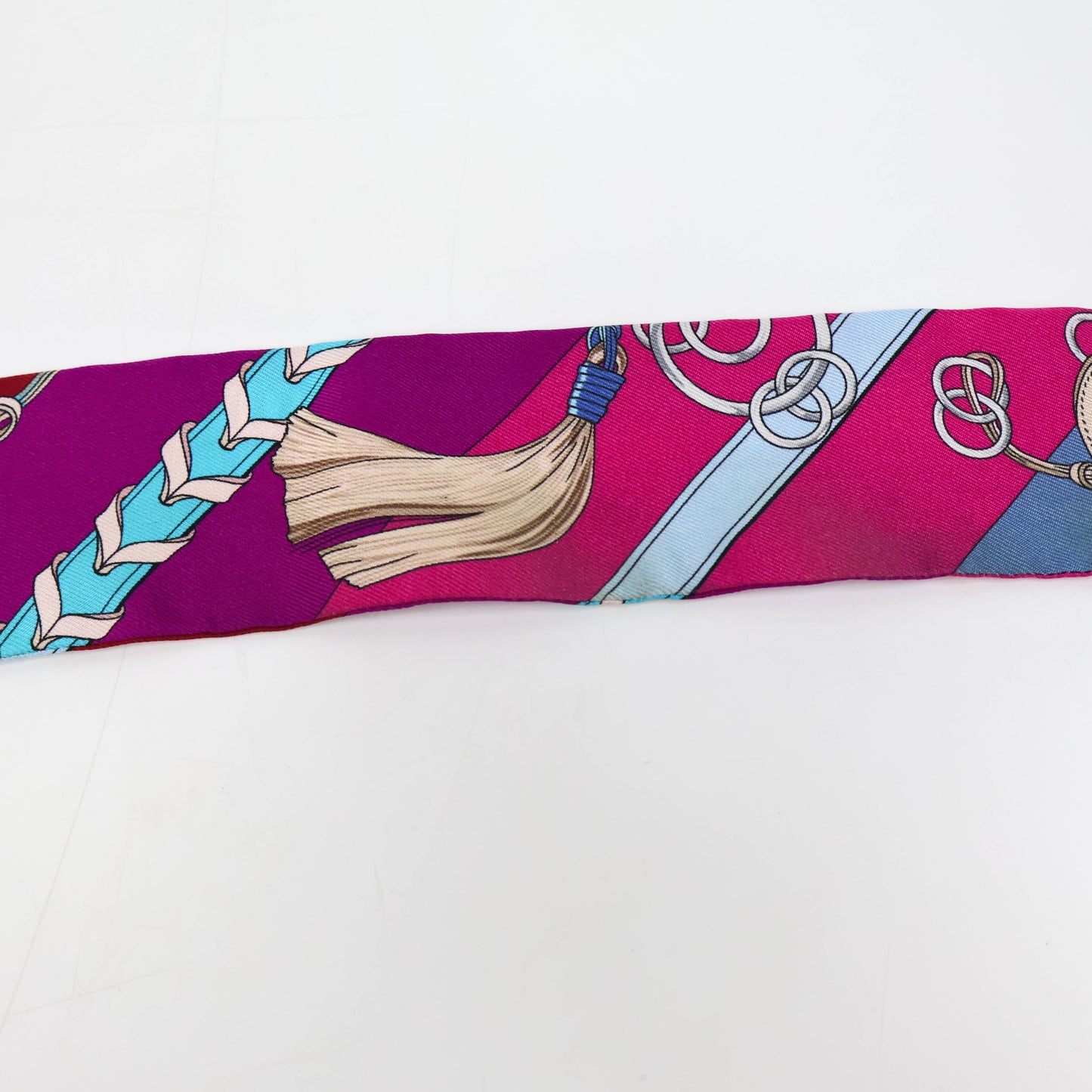 Hermes Twilly Single Blue/Purple Rodeo