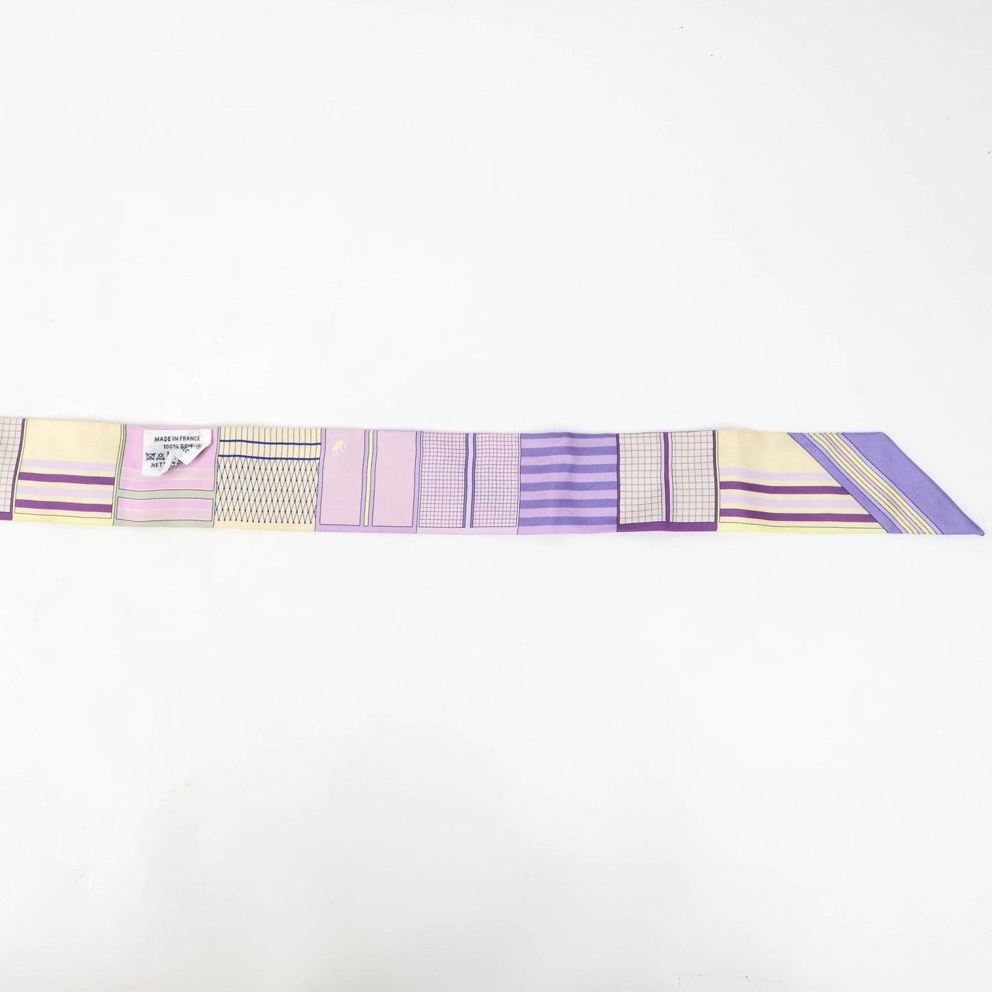 Hermes Twilly Single Purple/Yellow Horse