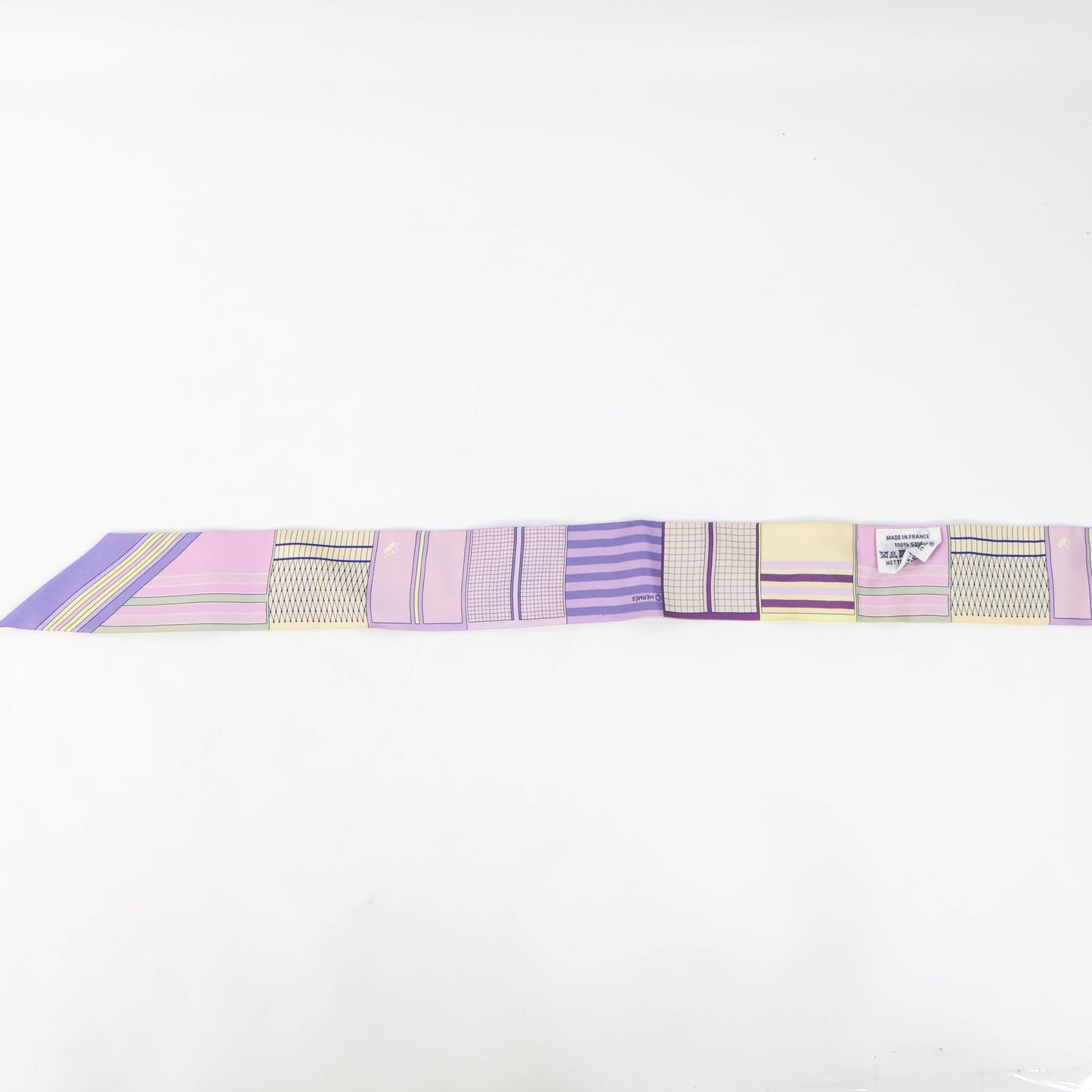 Hermes Twilly Single Purple/Yellow Horse