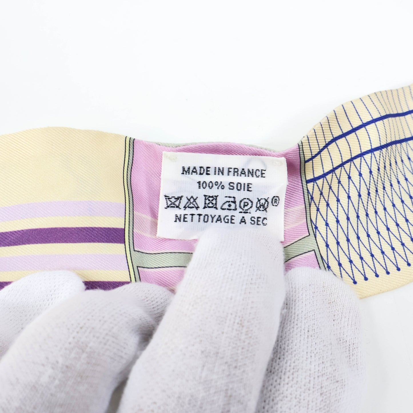 Hermes Twilly Single Purple/Yellow Horse