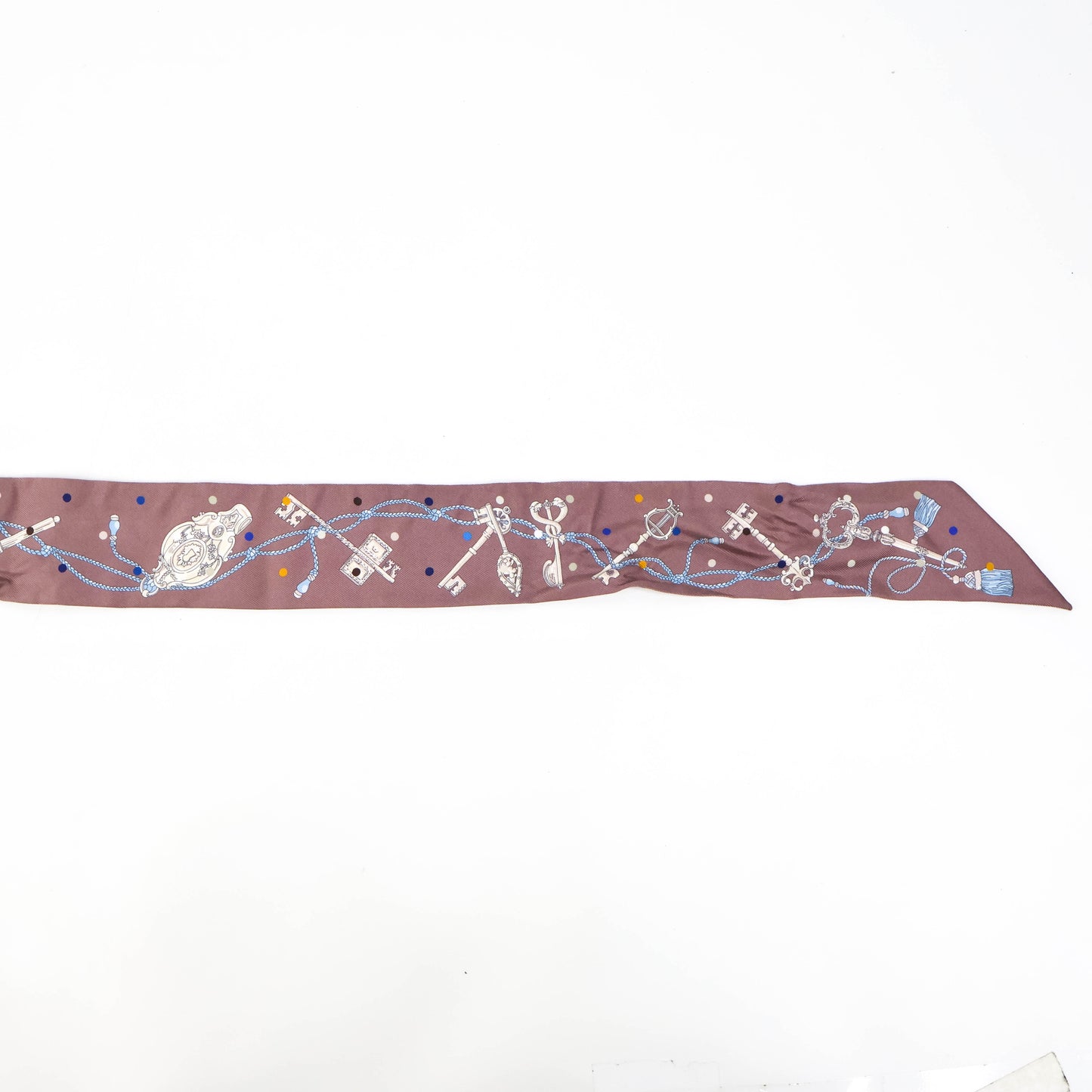 Hermes Twilly Single Purple Grey Key