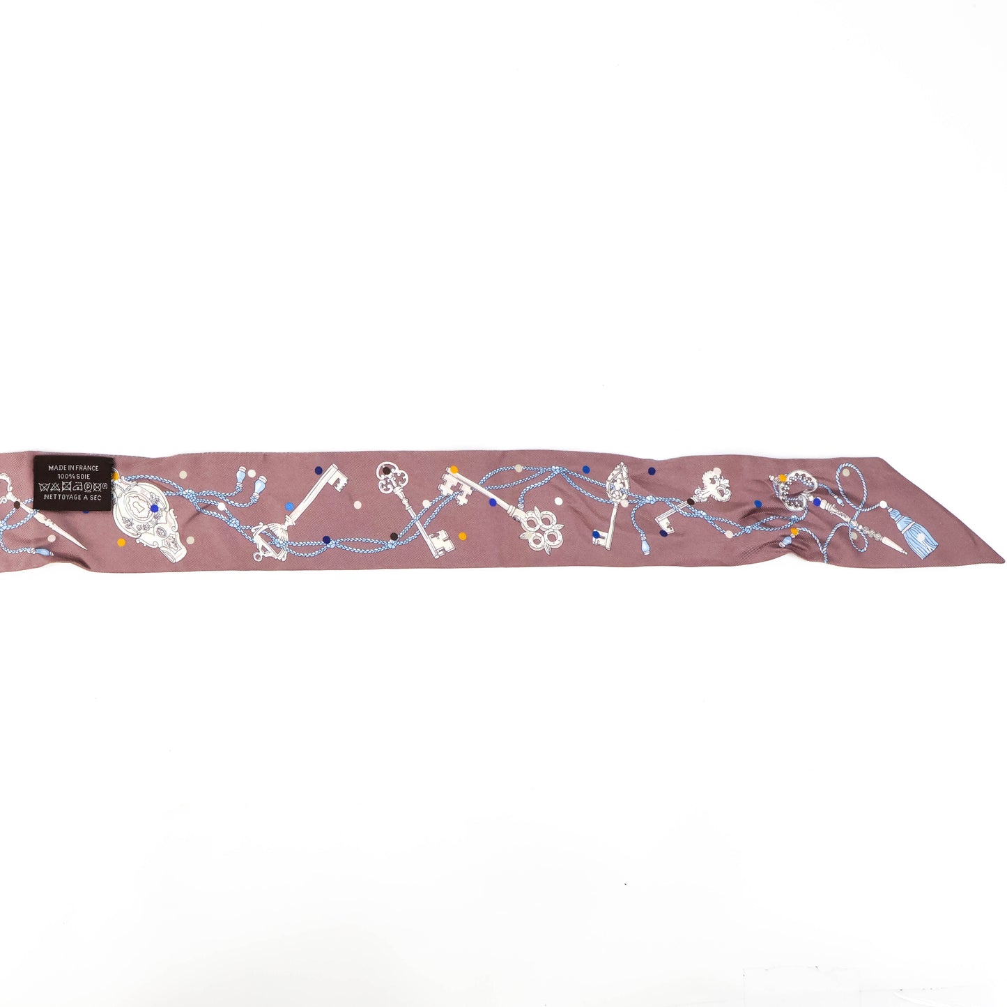 Hermes Twilly Single Purple Grey Key