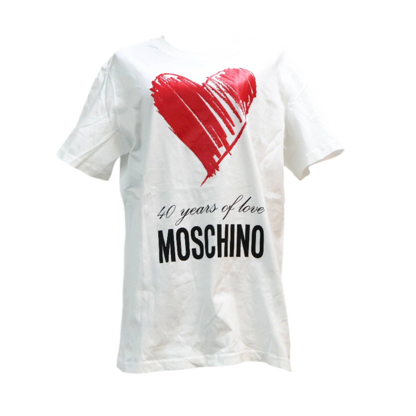 Moschino T-shirt 40 Years Of Love White
