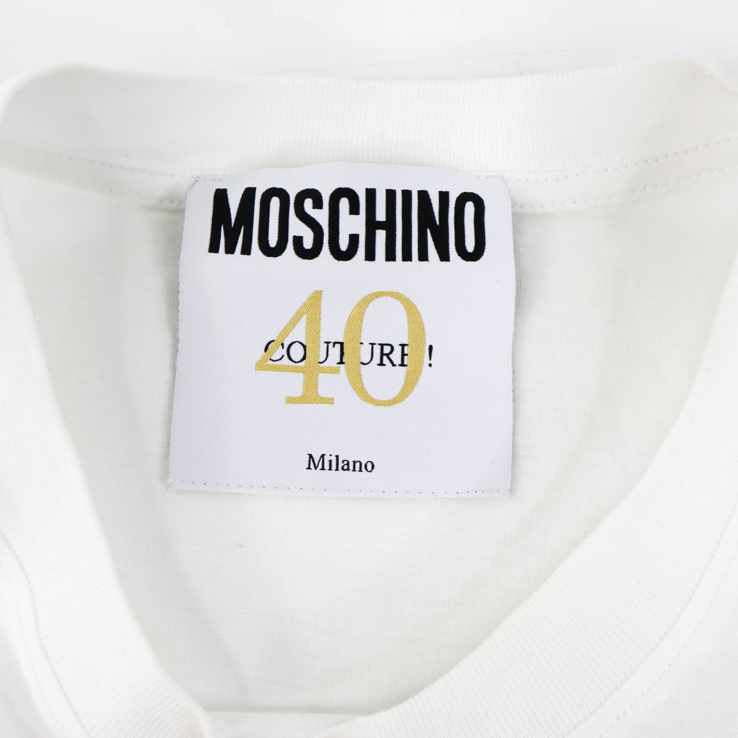 Moschino T-shirt 40 Years Of Love White