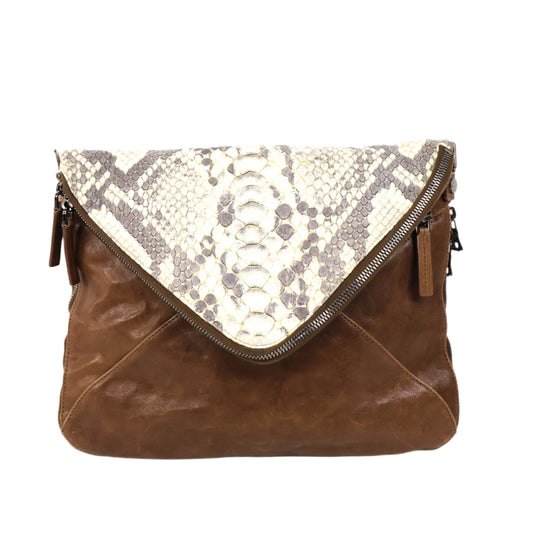 Boyy Slash Medium Python Print Brown