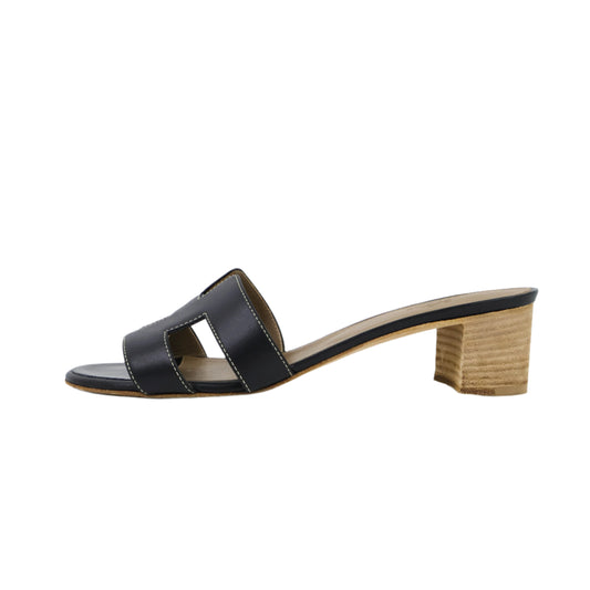 Hermes Oasis sandals Black 39