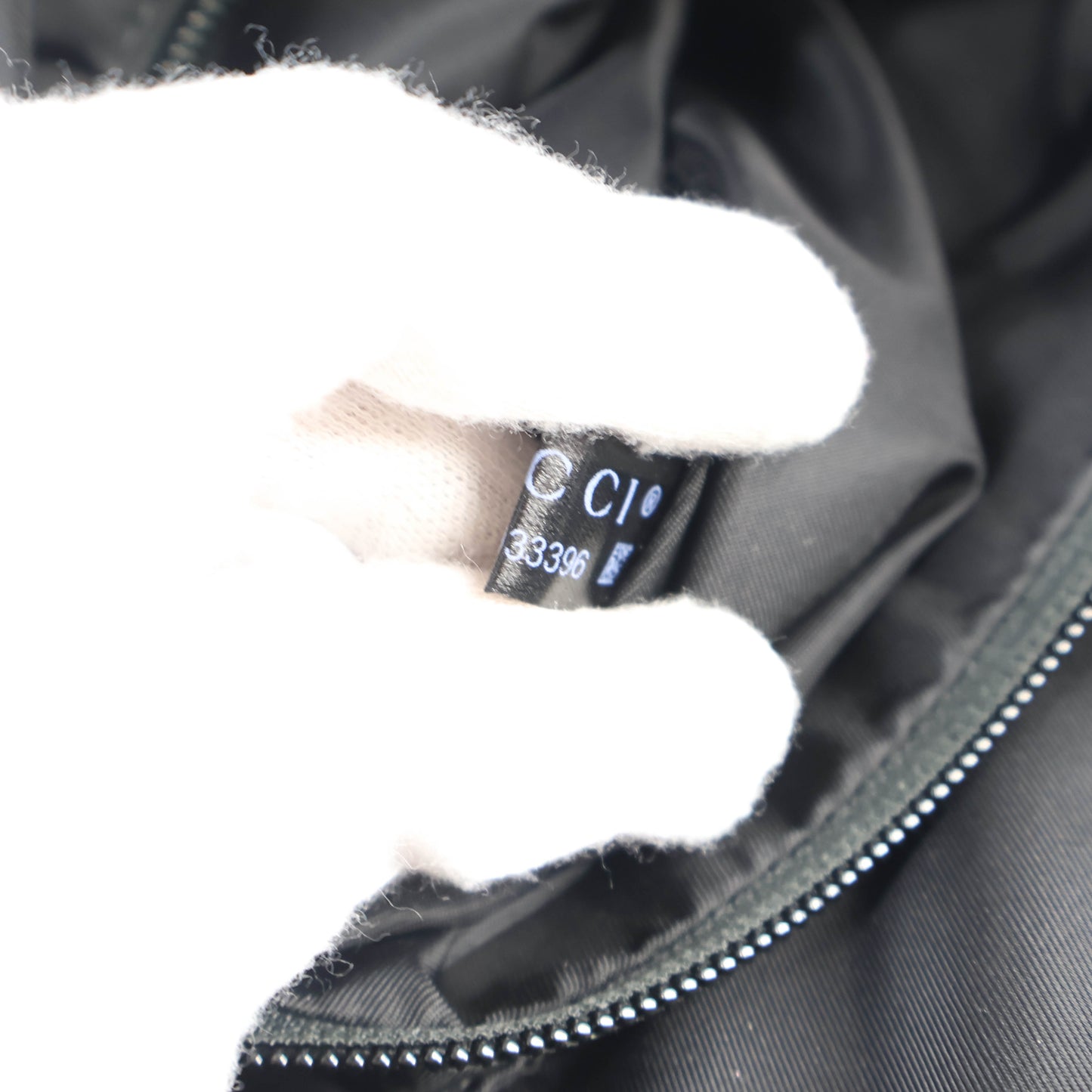 Gucci Tote Bag With Strap Nylon Black