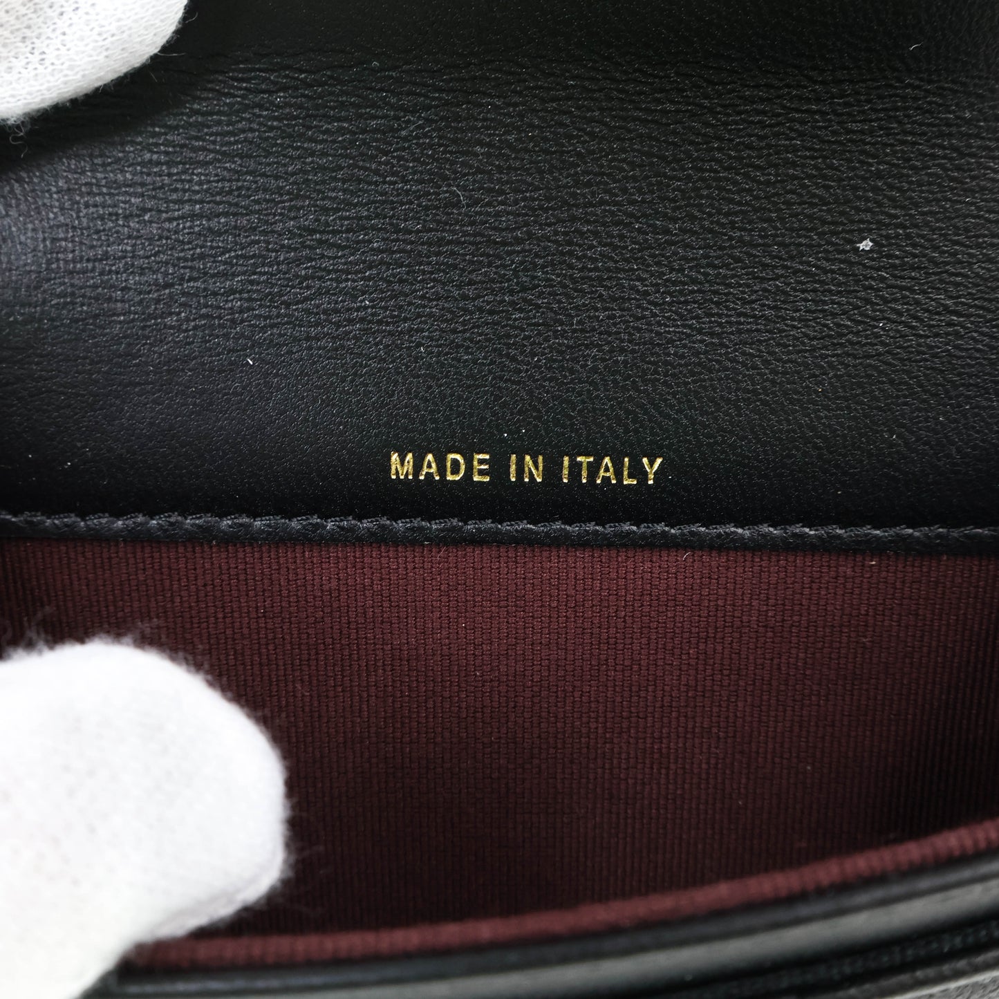 Chanel Flap Card Holder Black Lamb GHW