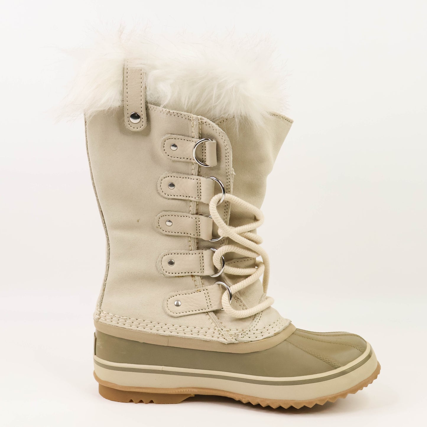Sorel Boots Suede Fur Khaki 36