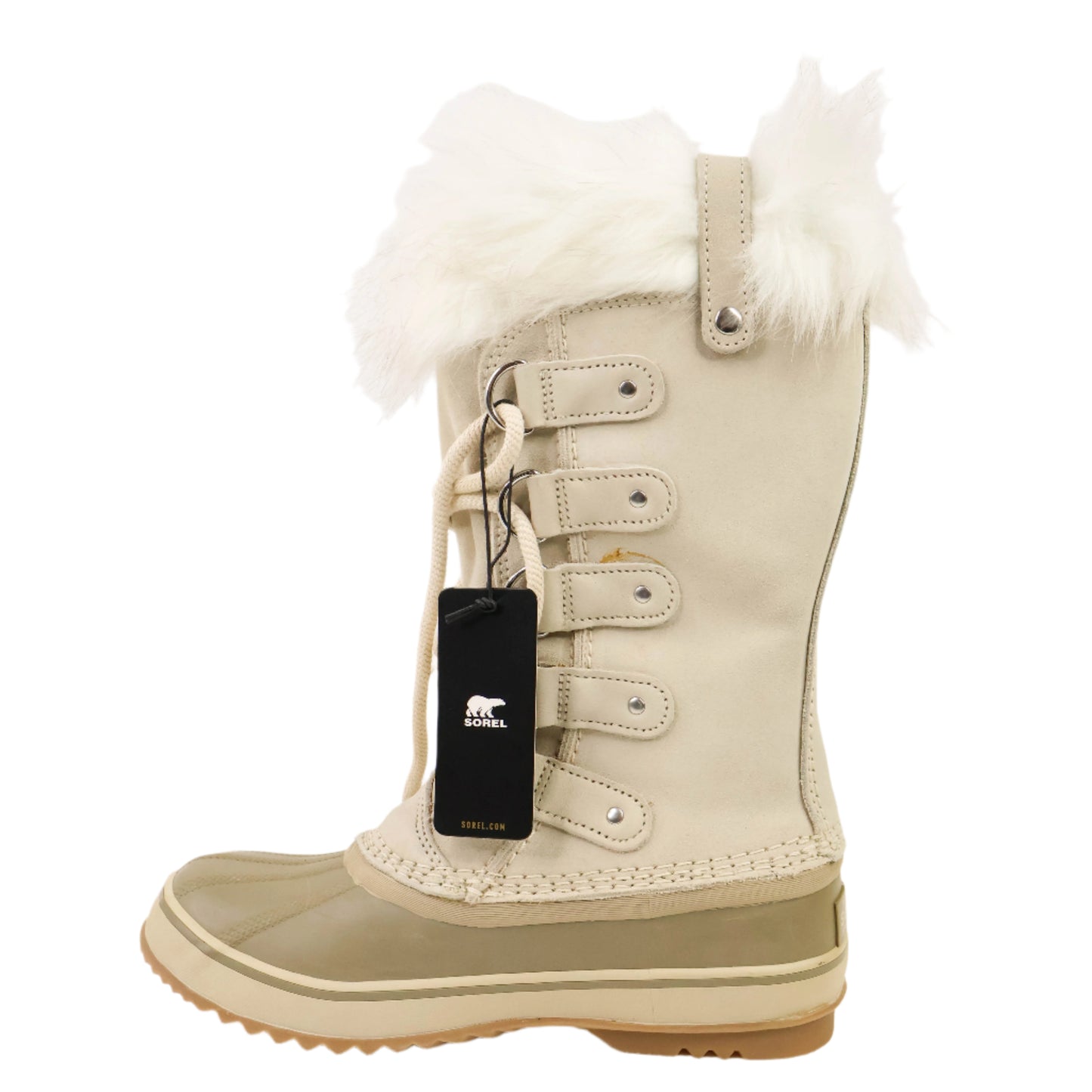 Sorel Boots Suede Fur Khaki 36