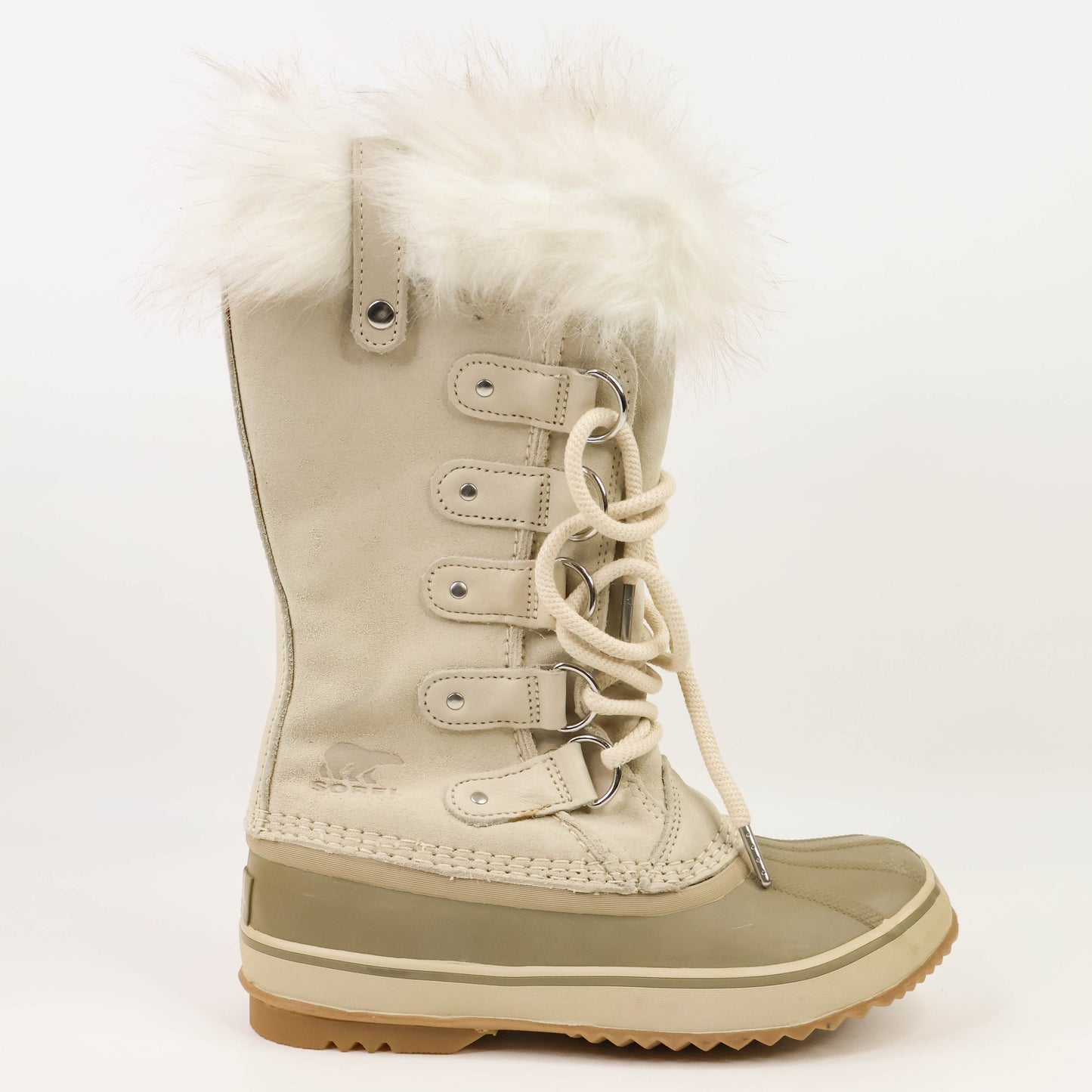 Sorel Boots Suede Fur Khaki 36