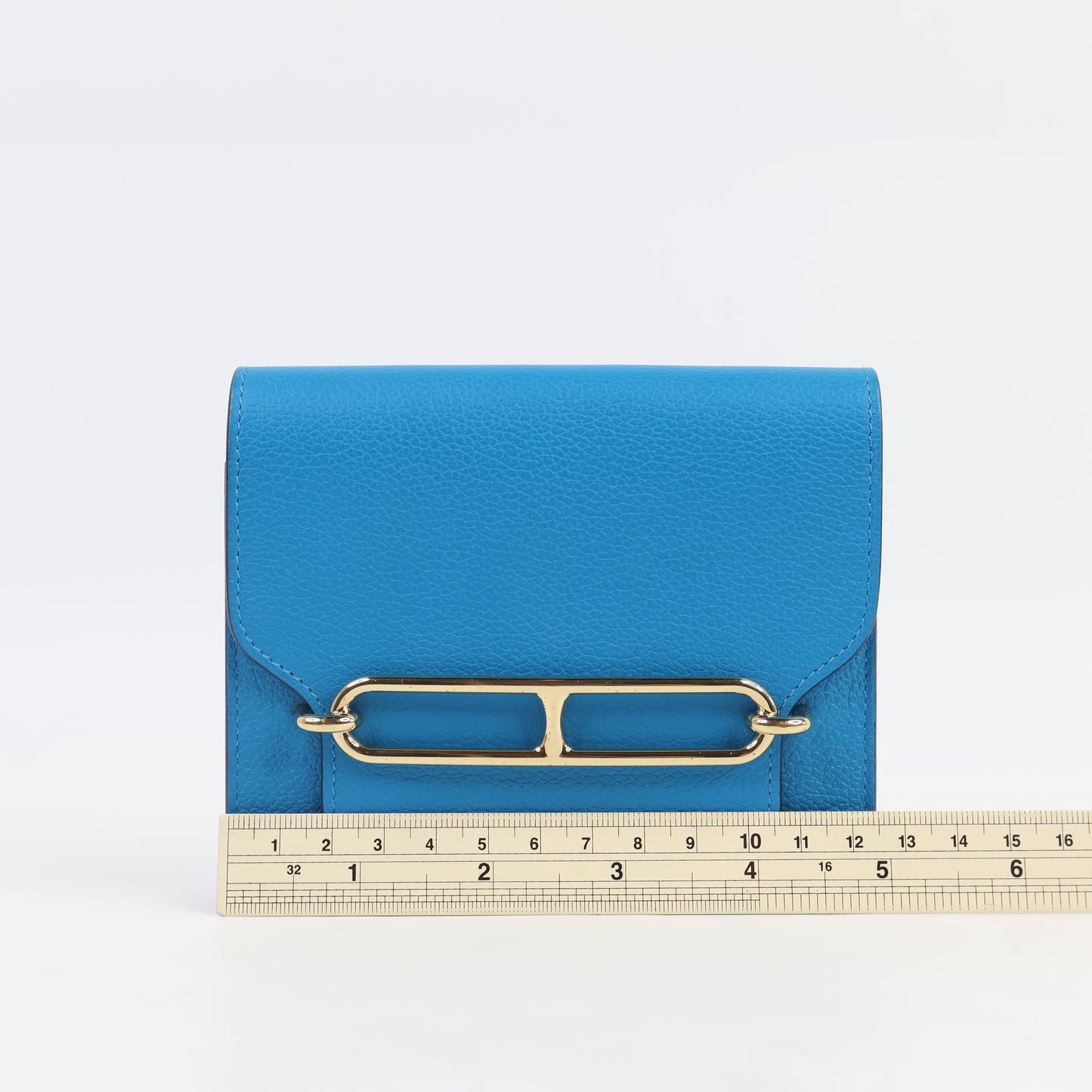 Hermes Roulis Slim Blue Frida Rose Maxico Evercolor PHW