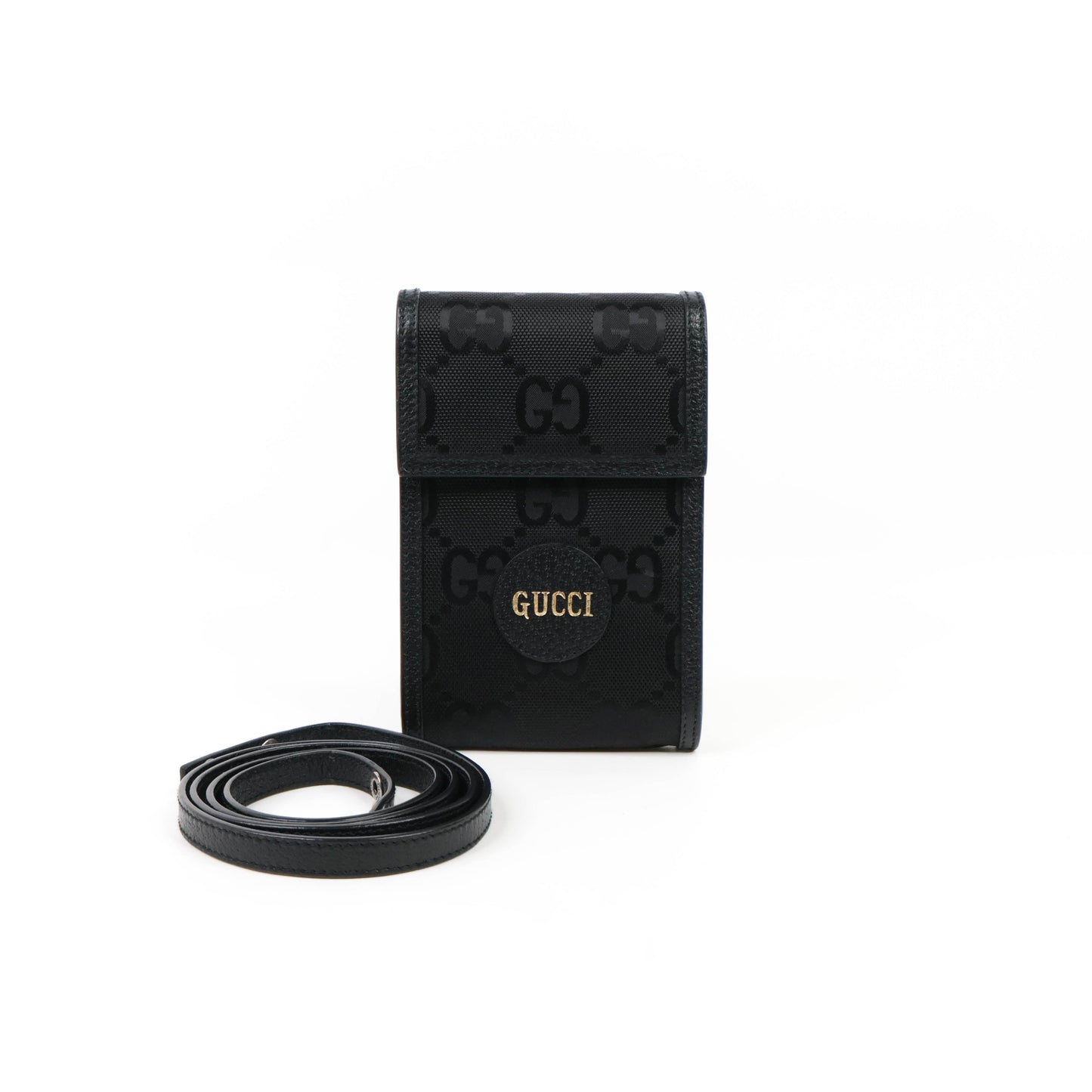 Gucci Phone Holder Canvas Black
