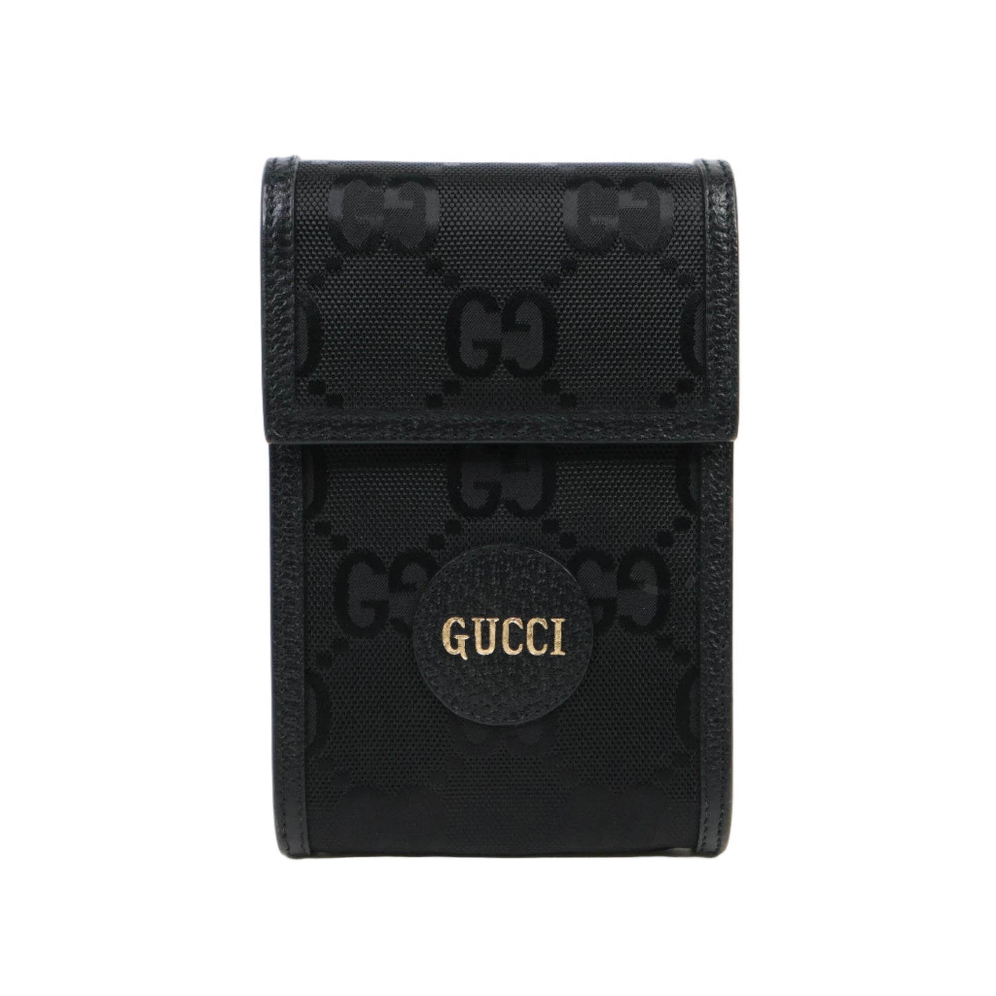 Gucci Phone Holder Canvas Black