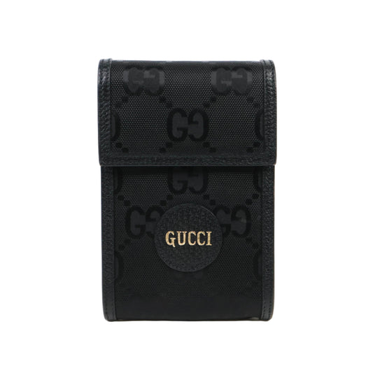 Gucci Phone Holder Canvas Black