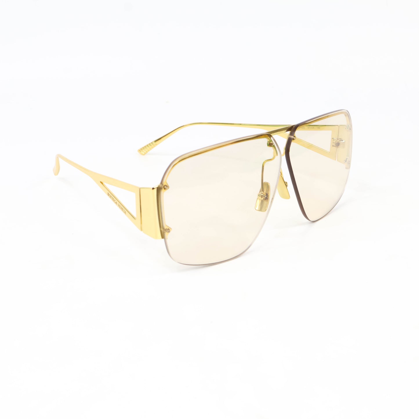 Bottega Sunglasses Gold Frame