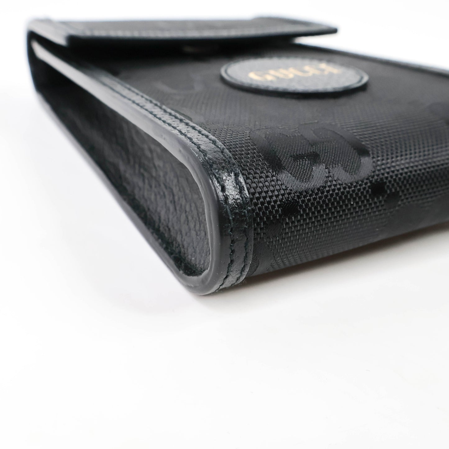 Gucci Phone Holder Canvas Black