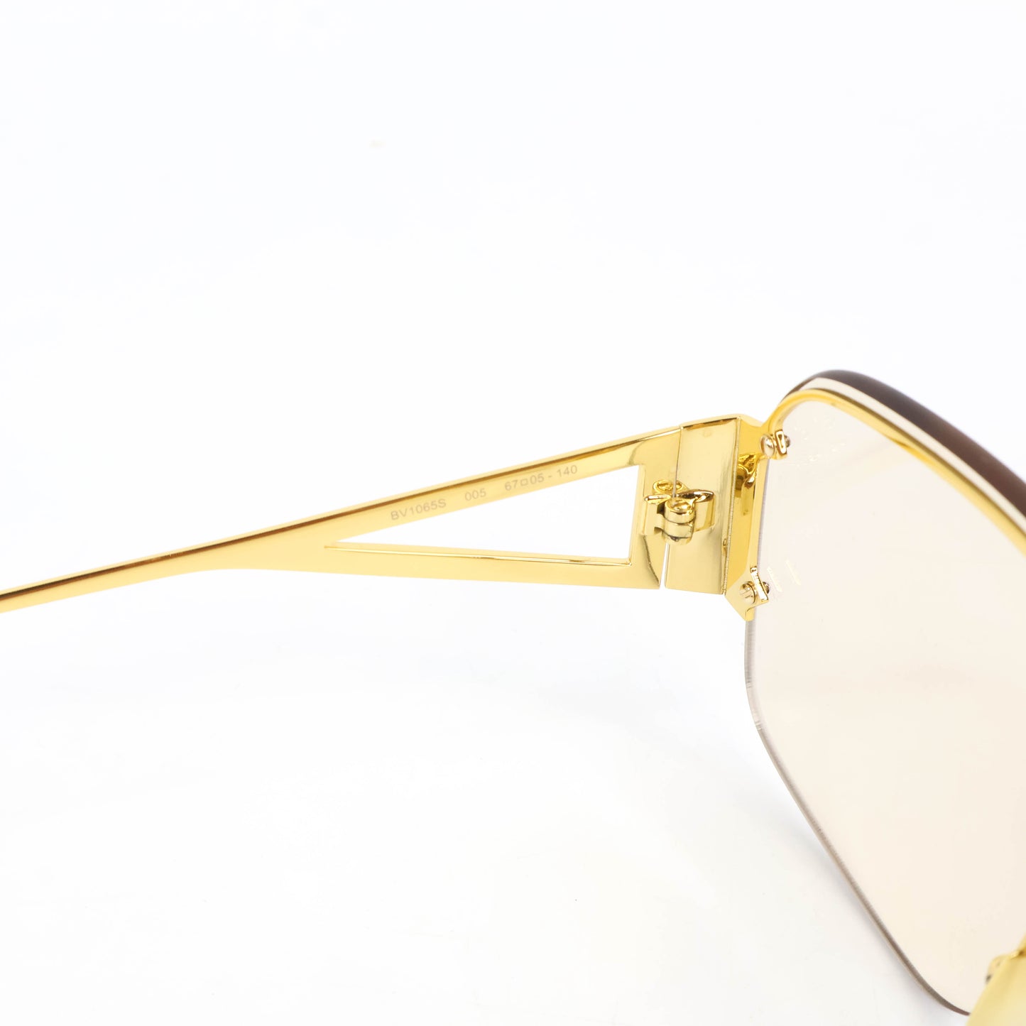 Bottega Sunglasses Gold Frame