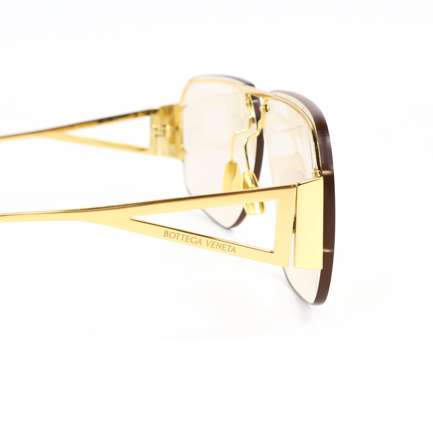 Bottega Sunglasses Gold Frame