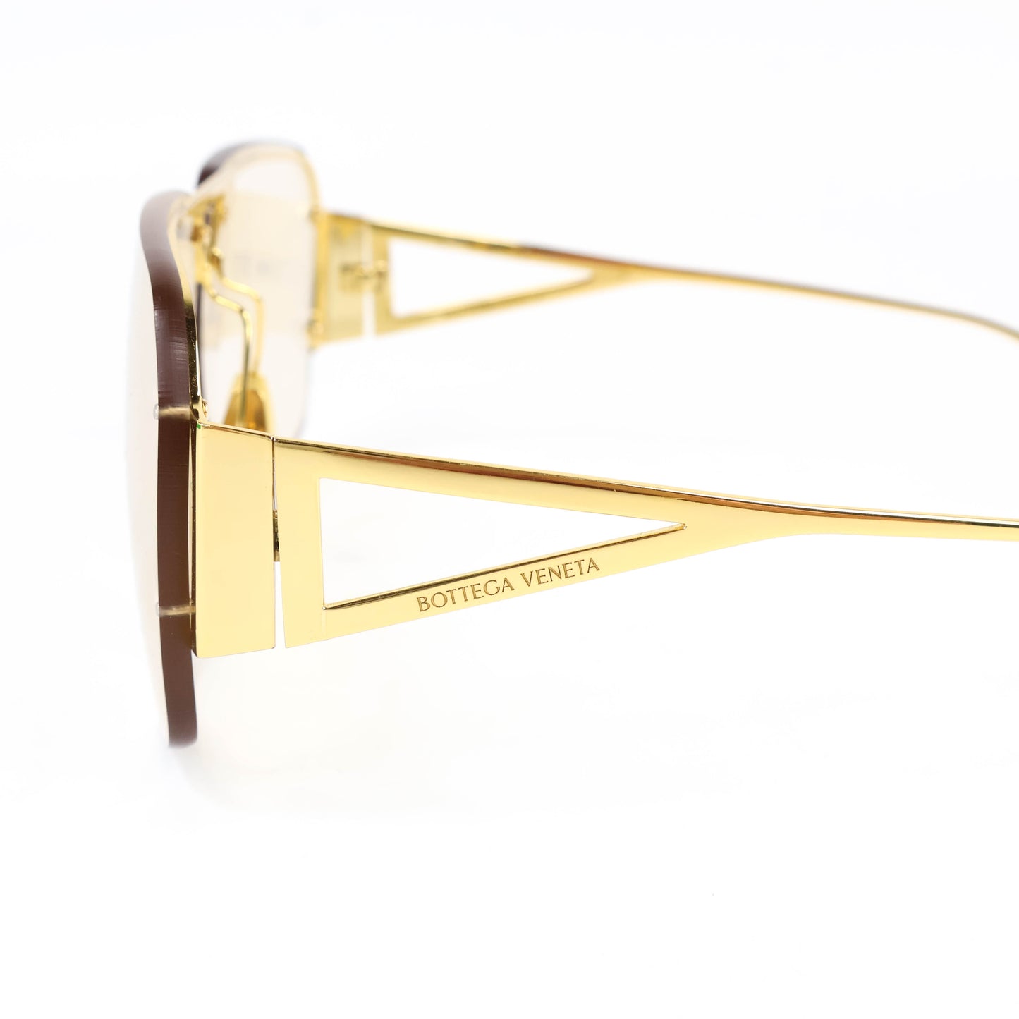 Bottega Sunglasses Gold Frame