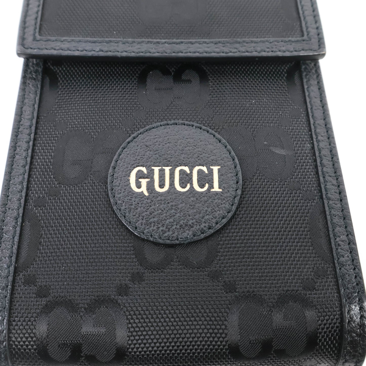 Gucci Phone Holder Canvas Black