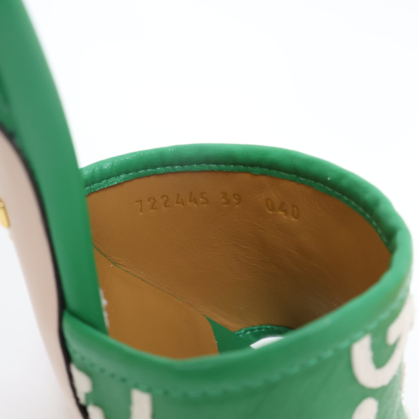 Gucci x Adidas Heels Green White 39