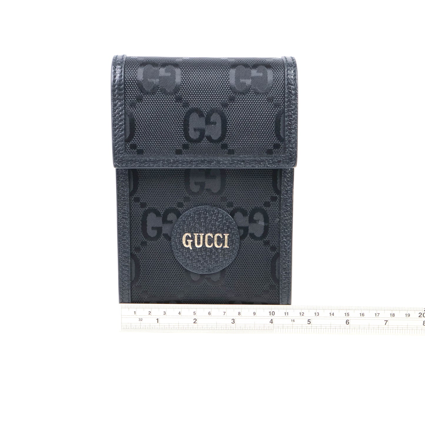 Gucci Phone Holder Canvas Black